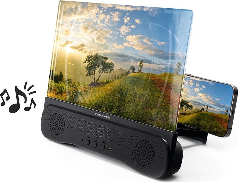Screenier Oplaadbare Schermversterker Met Luidspreker 12 Inch