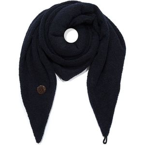 Driehoekige Sjaal - Teddy - Dikke Kwaliteit - Blauw - 170 x 80 cm (49#)