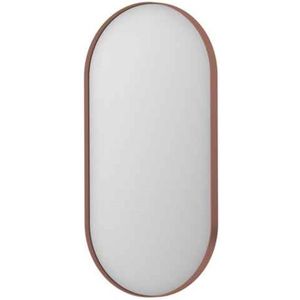 Ben Vita ovale spiegel 40x80 cm Geborsteld koper