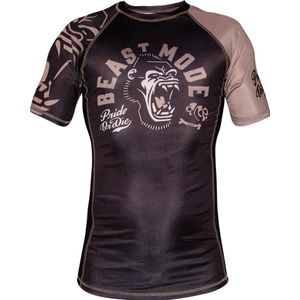 PRIDE or Die Rash Guard Beast Mode Zwart - XXXL