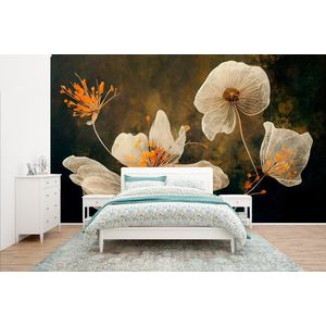 Bloemen - Planten - Natuur - Kleuren - Illustratie - Behangpapier