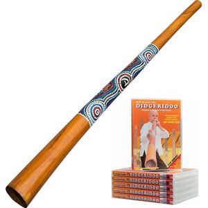 Australian Treasures Didgeridoo ''Natural Paint'' inclusief instructie-DVD