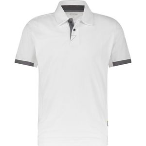 DASSY® Traxion Polo - maat S - WIT/ANTRACIETGRIJS