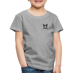 Kuromi Geborduurd Portret Premium T Shirt Kinderen