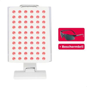 Suprrhealth Rood Licht Lamp Mini - Red Light Therapy - Timer - LED Infraroodlamp - Skincare Infraroodtherapie - Collageen Lamp - Fibromyalgie - Lichttherapie