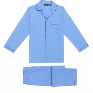 Ambassador 1867 Bio Katoenen Herenpyjama Tokyo Lichtblauw M
