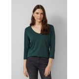 s.Oliver - Shirt - Effen - Katoen - Driekwart Mouw