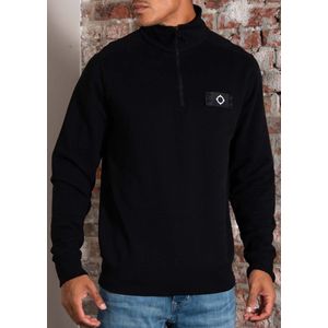 MA.Strum - Neo Quarter Zip Sweat - Zwart - Vest