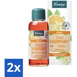 2 x Kneipp - Badolie - Oranje lindebloesem - 100 ml - Kneipp Badolie - Badolie Oranje - Lindebloesem Badolie - Ontspannende Badolie - Aromatherapie Bad