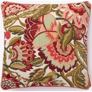 Sissy-Boy - Kussen - Lichtroze - 50 cm x 50 cm - Bloemendessin