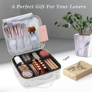 Cosmetica Organizer Make-up Koffer - Wit, Compact en Waterafstotend