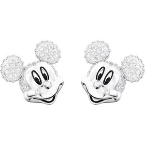 Swarovski Disney Mickey Mouse 5668781 - Dames - Oorknoppen - Zilver