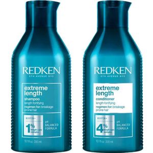 Redken Extreme Length Set Shampoo en Conditioner 300ml - extra voordelig