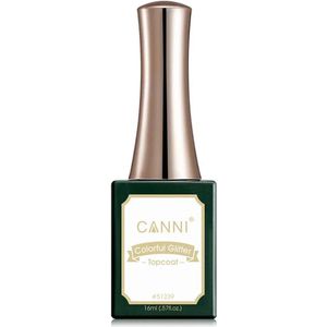 Canni UV Gellak Top Coat Glitter XL - 16 ml - Top Coat Gel - Top Coat Nagellak - Topcoat Glitter - Top Coat No Wipe - Canni Gellak - Gellak Nagellak