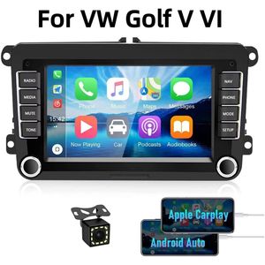 Android 13 Auto Head Unit for VW Golf V & Golf VI | 7 Inch Display, 2+32G, GPS Navigatie, Draadloos CarPlay en Wifi Connectiviteit