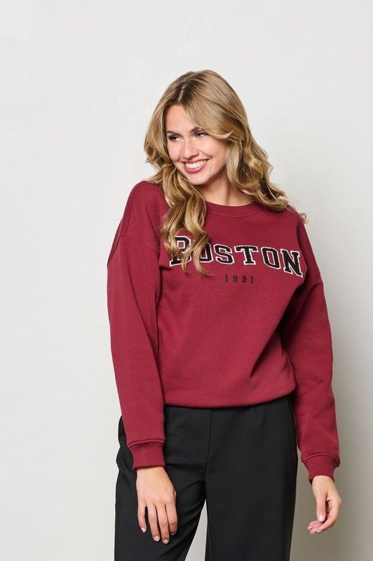 &Co - Sweatshirt - Rood - Dames