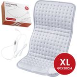 Seranova - Warmtekussen - Lichtgrijs - 60x30 cm - Verwarmingskussen