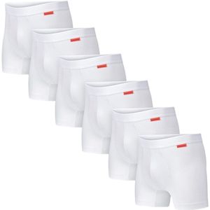 Undiemeister Boxershort Heren - Chalk White (Wit) - 6-Pack - Mellowood Tencel - Ademend, Anti-Bacterieel & Naadloos Ondergoed - Premium Onderbroeken Heren - Maat XXXL