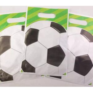 Akyol - Uitdeelzakjes Voetbal | 10 stuks | Traktatie zakjes voor Uitdeelcadeautjes | Uitdeelzakjes Kinderfeestje | Kinderen | Cadeau