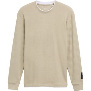 Tom Tailor Denim 2-in-1 shirt met lange mouwen