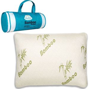 Bamboe Kussen - Bamboo Kussen Memory Foam - 60x50 cm - Drukverlagend
