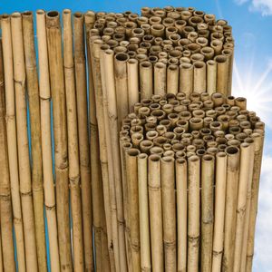 Sol Royal B38 – Balkonscherm Bamboe 80x250cm – Duurzaam & Weerbestendig – 100% Bamboe Privacyscherm Tuin