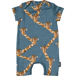 SNURK - Giraffe Blue - Rompertje - Biologische Katoen