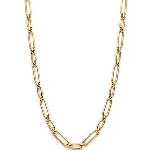 Zilver Verguld - Collier - Geel - 6,0 mm - 42 + 3 cm - 3 Micron