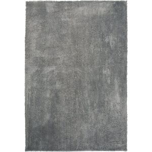 EVREN - Shaggy vloerkleed - Grijs - 140 x 200 cm - Polyester
