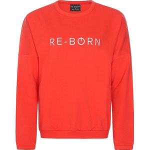 Re-Born - Sportkleding - Sport trui - Trui ronde hals - Dames - Rood - Maat S