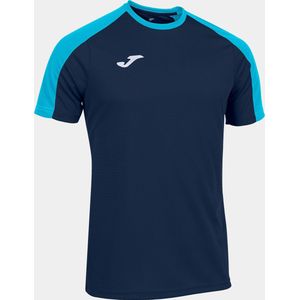 Joma Eco-Championship Shirt Korte Mouw Kinderen - Marine Fluor Turquoise
