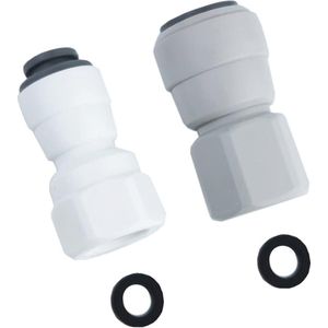 Push-fit Quick Connect Fittingen voor Waterfilters - Adapter 1/4"" en 3/8