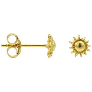 Karma Symbols oorbel M1433 Sun XL Goud