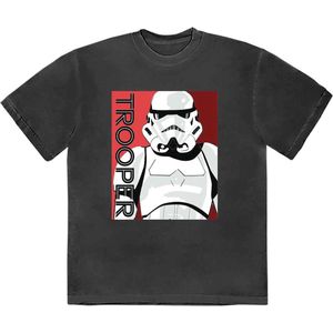 Disney Star Wars - Trooper Card Heren T-shirt - S - Zwart