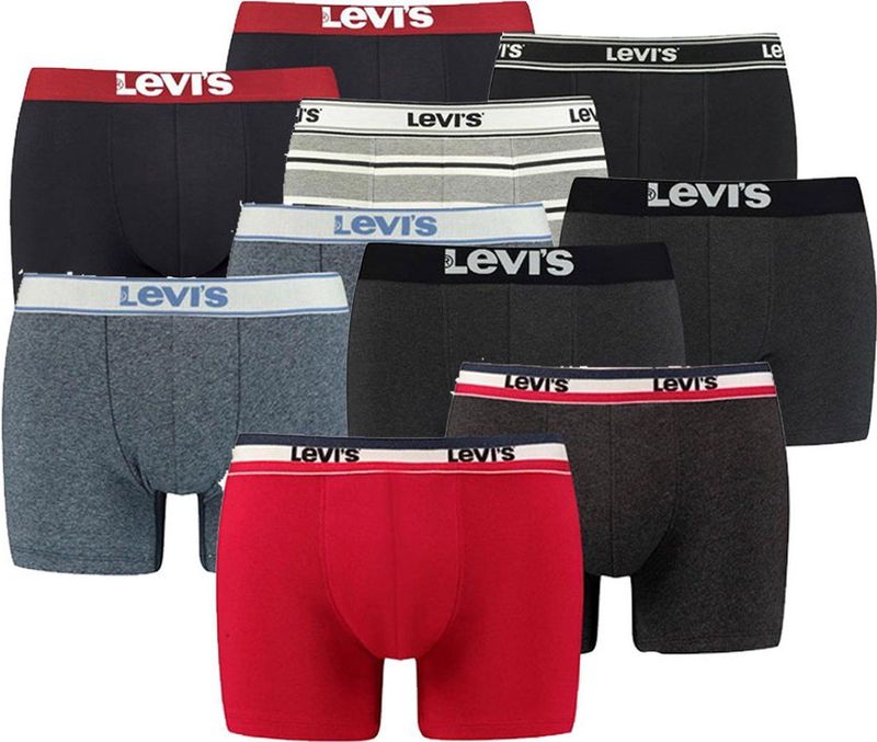 Levi's Boxershorts - 10-pack Verrassingspakket - Levi's heren ondergoed Mixed pakket - Maat S
