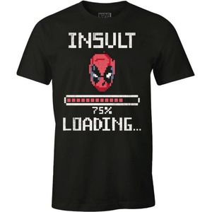 Marvel - Deadpool Insult Loading Black T-Shirt S