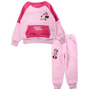 Disney Minnie Mouse Set - Joggingpak / Trainingspak / Vrijetijdspak - Roze - Maat 98 (3 jaar)
