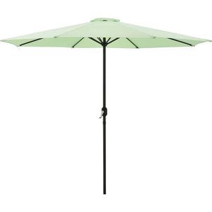 In And OutdoorMatch Tuinparasol Mertie - Stokparasol - Ø300x230 cm - Pastelgroen - Stijlvolle uitstraling