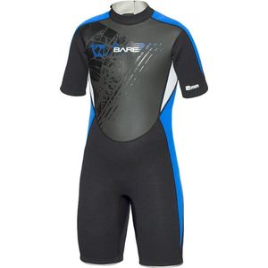 Bare 2mm Manta - Shorty - Kinderen - 16 - Blauw