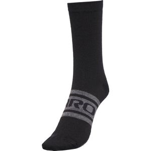 Fietssok Giro Merino Season Wool Black Charcoal-Schoenmaat 43 - 45