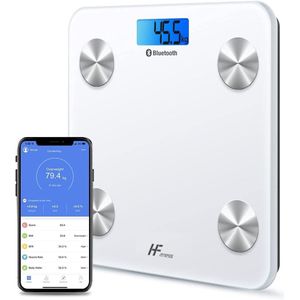 Digitale Personenweegschaal met Bluetooth, Achtergrondverlichting en 180 kg Capaciteit