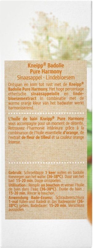 Kneipp - Badolie - Sinaasappel - Lindebloesem - 100 ml