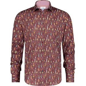 A Fish Named Fred Overhemd Colorful Paddles Burgundy (29.017.405)