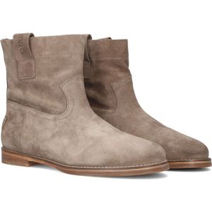 Shabbies Amsterdam Shabbies By Wendy Enkellaarzen Donker Taupe - Maat 38 - Dames Laarzen