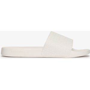 Superdry - Badslippers met all-over reliëfopdruk - Heren - Slippers
