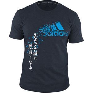 ADIDAS Graphic T- shirt Nightshade/Blue maat XS