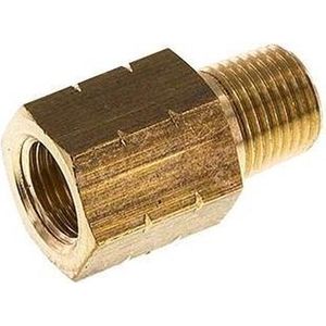 3/4'' NPT x G 3/4'' M/F Messing Verloopring 16 Bar - Hydrauliek - FL2S-MF-B-034NG
