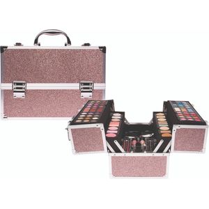 Casuelle Make-Up Koffer - Roze - 83 Stuks