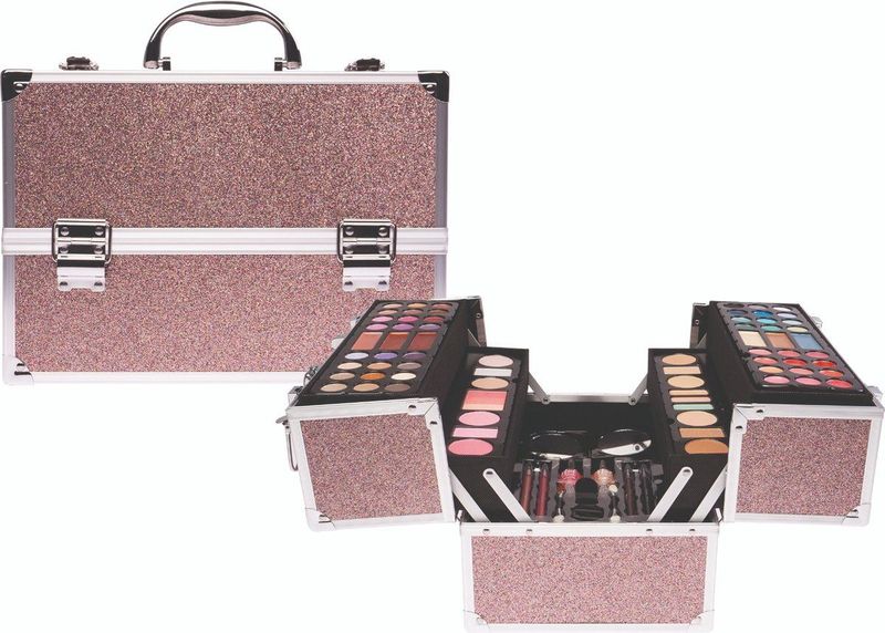 Casuelle Make-Up Koffer - Roze - 83 Stuks