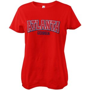 Hybris Atlanta Georgia Girly Tee Damen T-Shirt Red-L